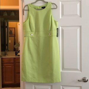 Lime Green Tahari Dress